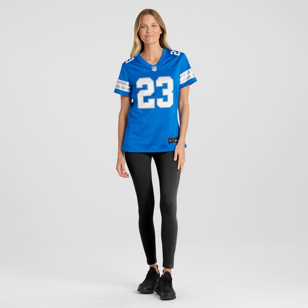 Women's Detroit Lions Rock Ya-Sin Nike  Blue Team Game Jersey - Image 5