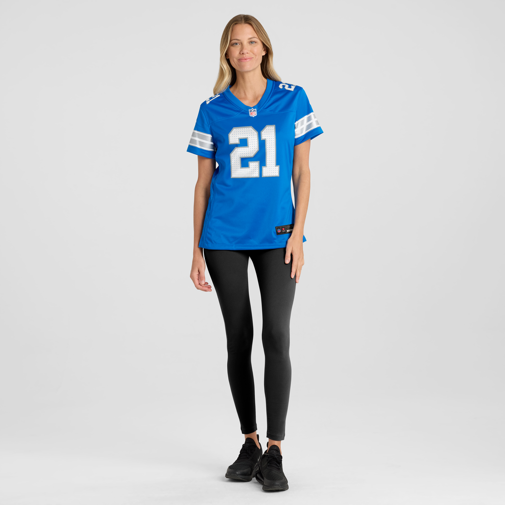Women's Detroit Lions Roger McCreary Nike  Blue Team Game Jersey - Image 5