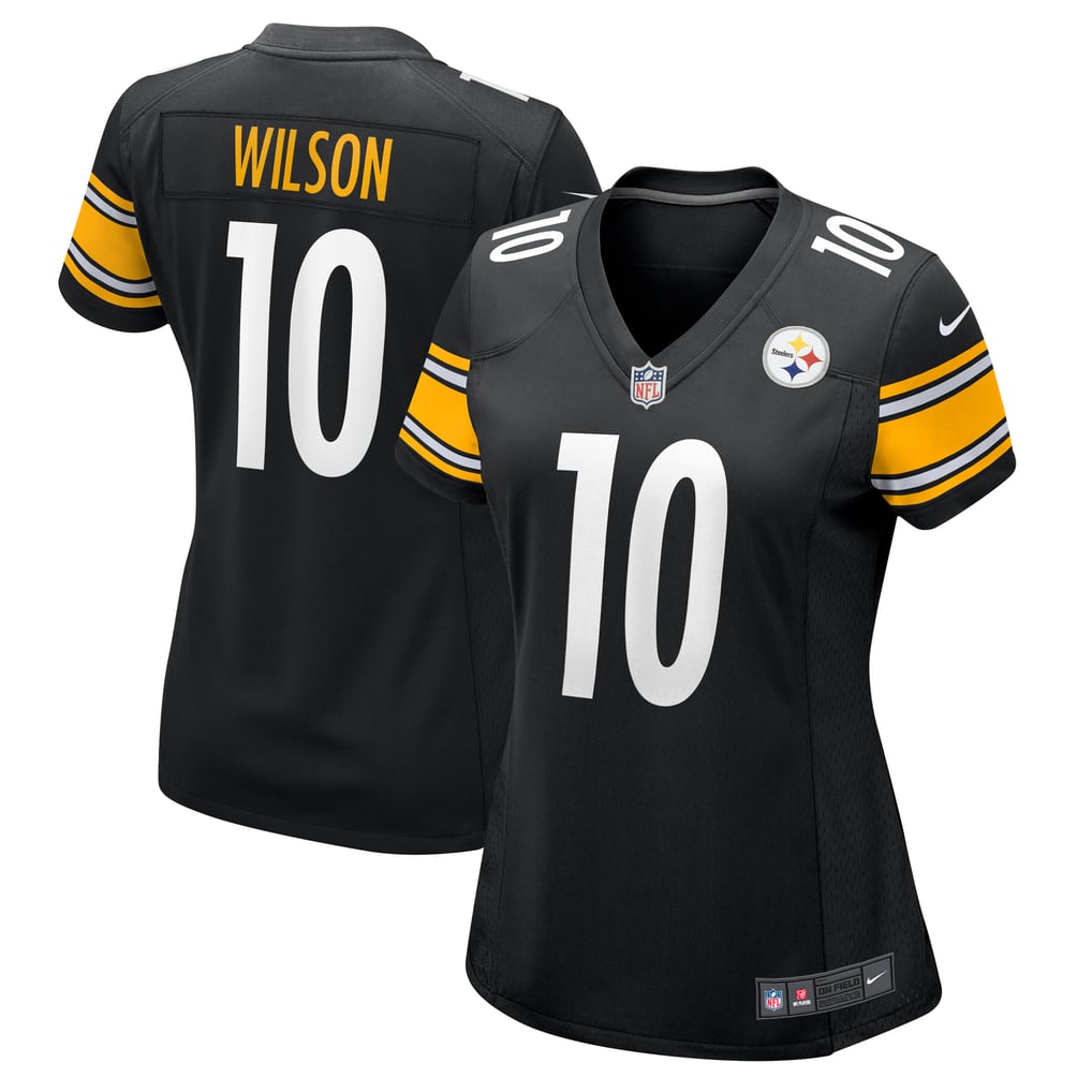 Women's Pittsburgh Steelers Roman Wilson Nike  Black Team Game Jersey - Image 2