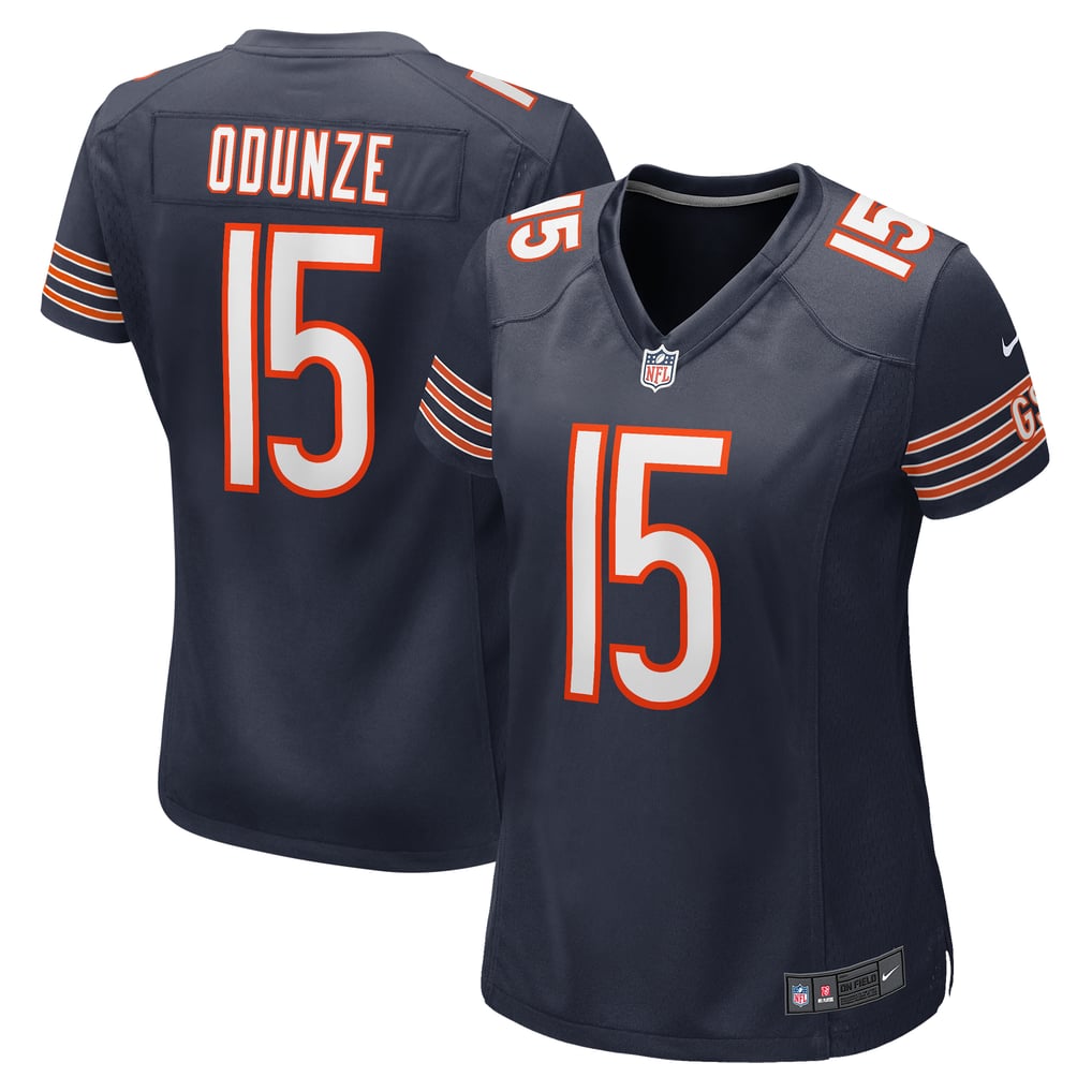 Women's Chicago Bears Rome Odunze Nike Navy Game Jersey - Image 1