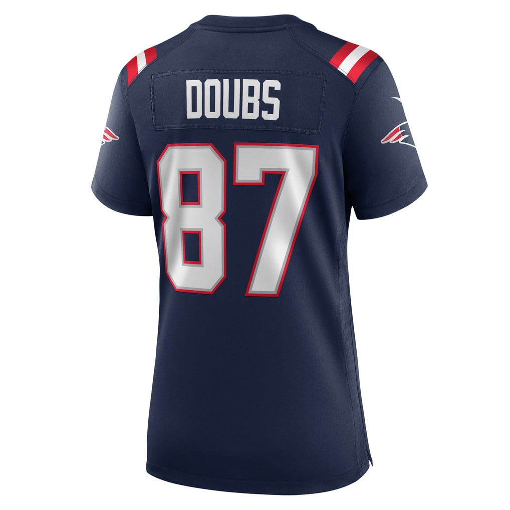 Women's New England Patriots Romeo Doubs Nike Navy Team Game Jersey - Image 8