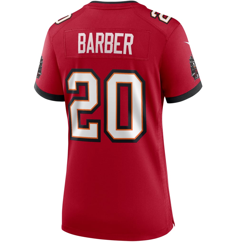 Women's Tampa Bay Buccaneers Ronde Barber Nike Red Game Retired Player Jersey - Image 4