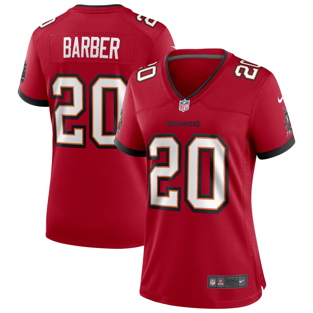 Women's Tampa Bay Buccaneers Ronde Barber Nike Red Game Retired Player Jersey - Image 1