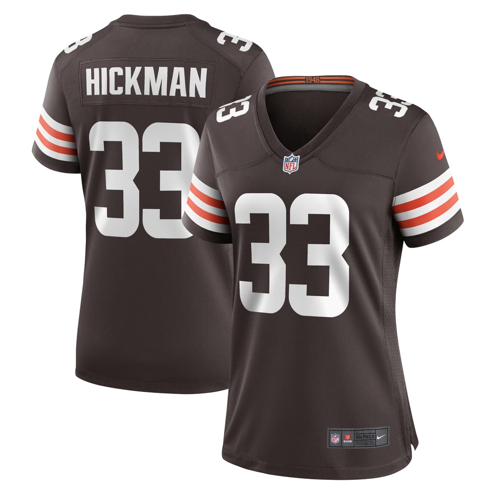 Women's Cleveland Browns Ronnie Hickman Nike Brown Team Game Jersey - Image 1