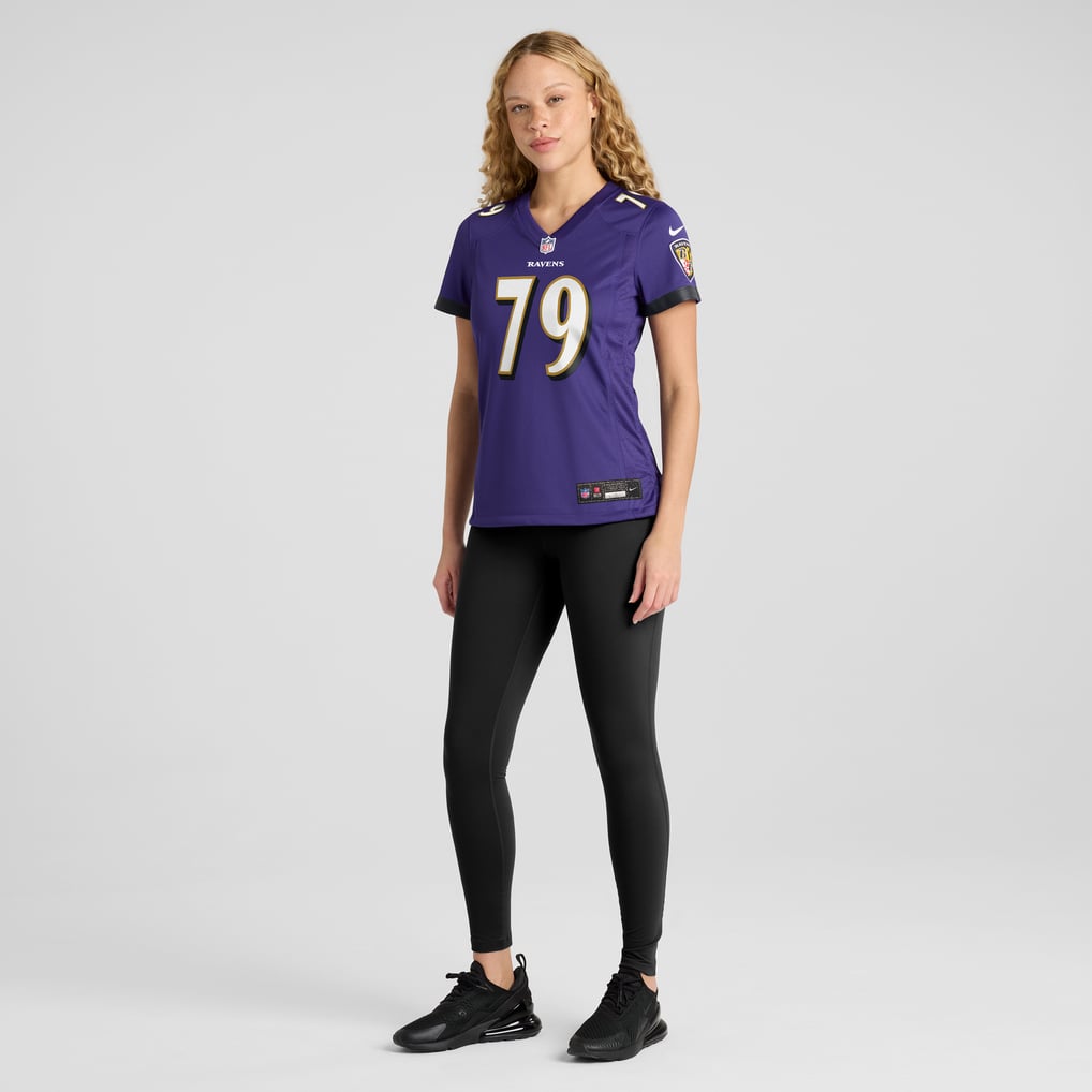 Women's Baltimore Ravens Ronnie Stanley Nike Purple Game Jersey