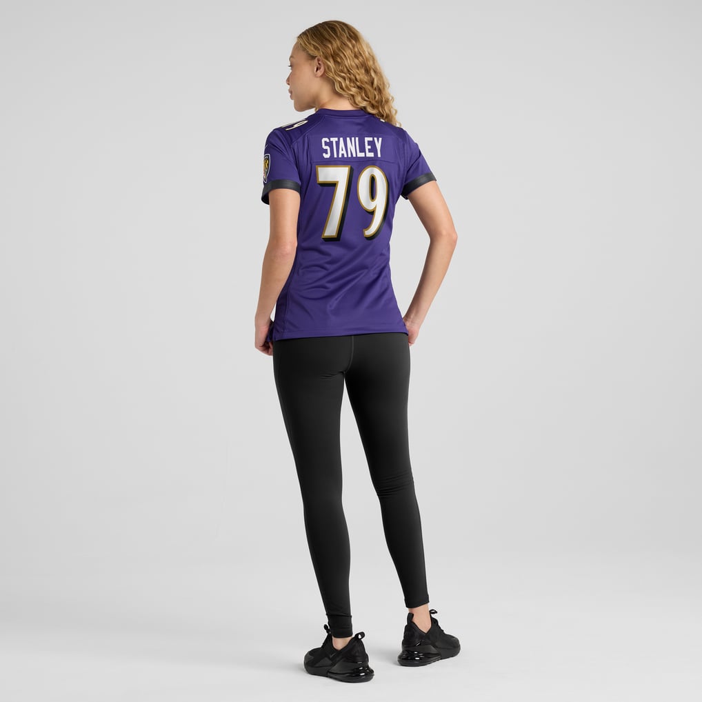 Women's Baltimore Ravens Ronnie Stanley Nike Purple Game Jersey