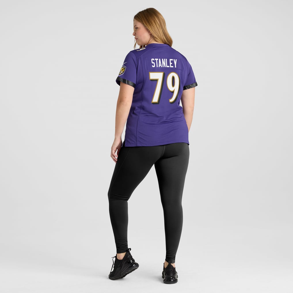 Women's Baltimore Ravens Ronnie Stanley Nike Purple Game Jersey