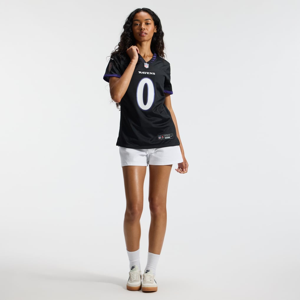 Women's Baltimore Ravens Roquan Smith Nike Black Alternate Game Jersey