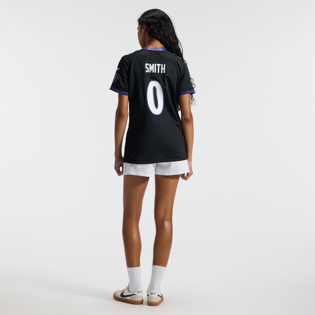Women's Baltimore Ravens Roquan Smith Nike Black Alternate Game Jersey