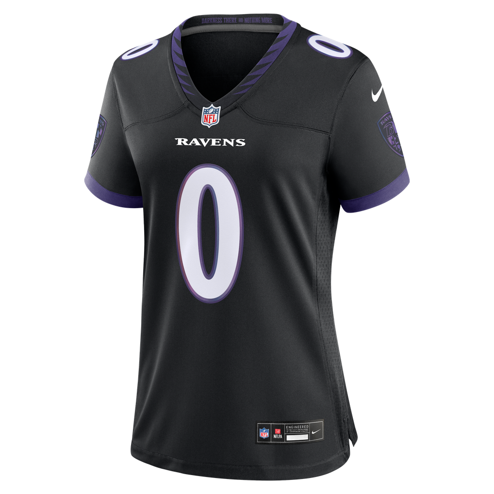Women's Baltimore Ravens Roquan Smith Nike Black Alternate Game Jersey