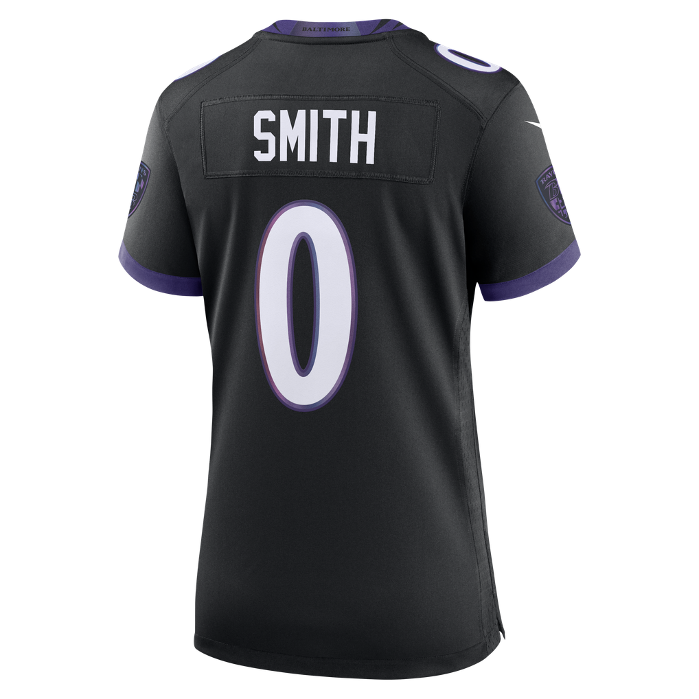 Women's Baltimore Ravens Roquan Smith Nike Black Alternate Game Jersey