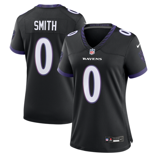 Women's Baltimore Ravens Roquan Smith Nike Black Alternate Game Jersey