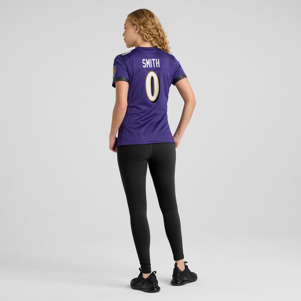 Women's Baltimore Ravens Roquan Smith Nike Purple Team Game Jersey