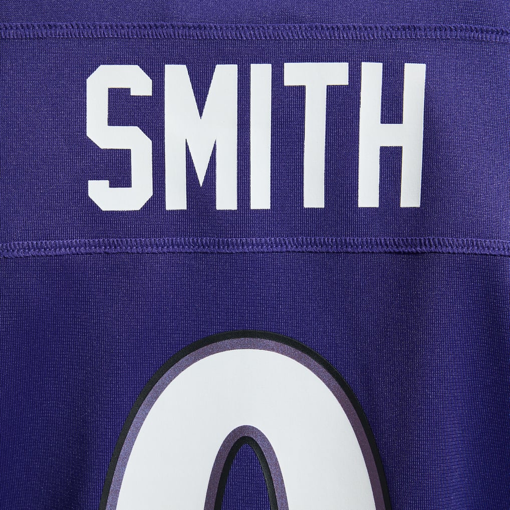 Women's Baltimore Ravens Roquan Smith Nike Purple Team Game Jersey