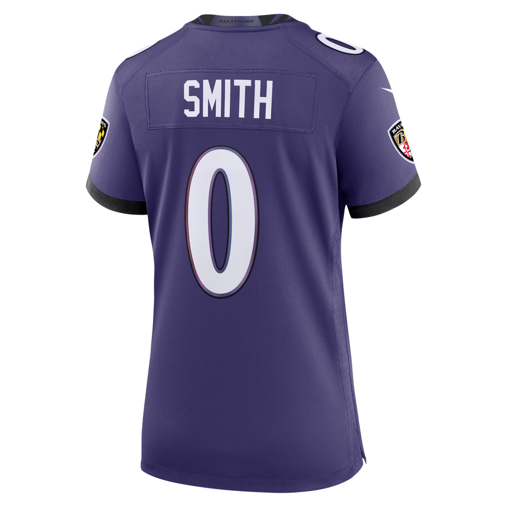 Women's Baltimore Ravens Roquan Smith Nike Purple Team Game Jersey