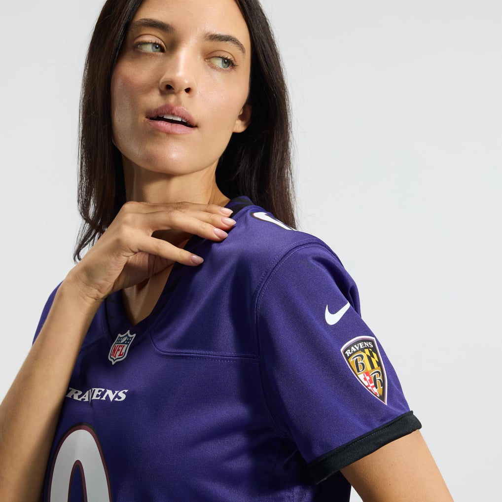 Women's Baltimore Ravens Roquan Smith Nike Purple Team Game Jersey