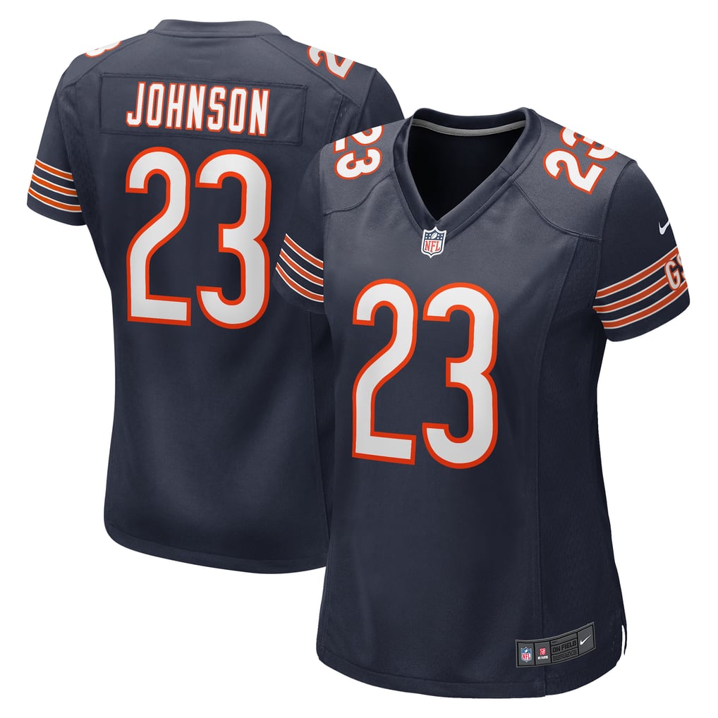 Women's Chicago Bears Roschon Johnson Nike Navy Team Game Jersey - Image 2