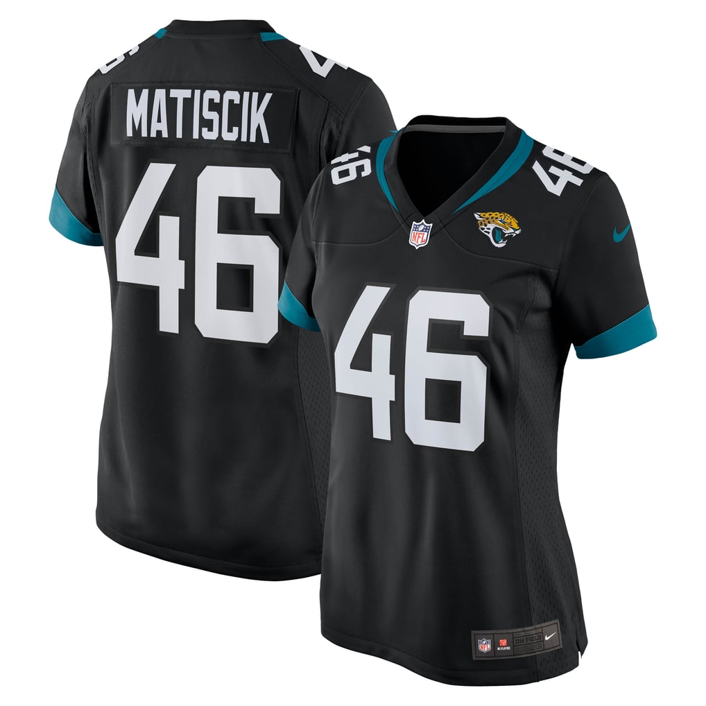 Women's Jacksonville Jaguars Ross Matiscik Nike Black Game Jersey - Image 1