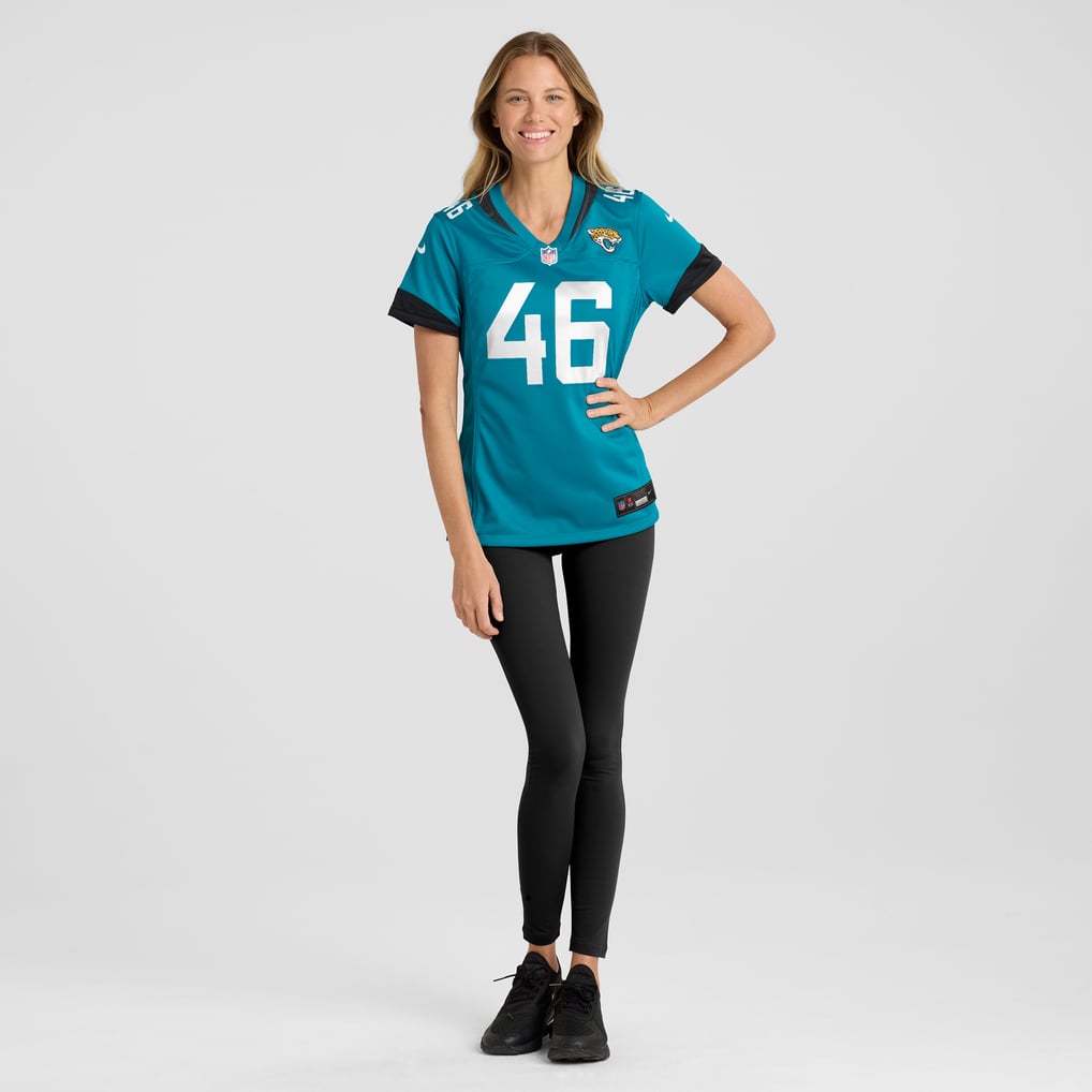Women's Jacksonville Jaguars Ross Matiscik Nike Teal Nike Game Jersey - Image 5