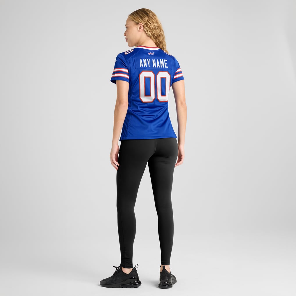 Women's Nike Royal Buffalo Bills Custom Game Jersey - Image 6