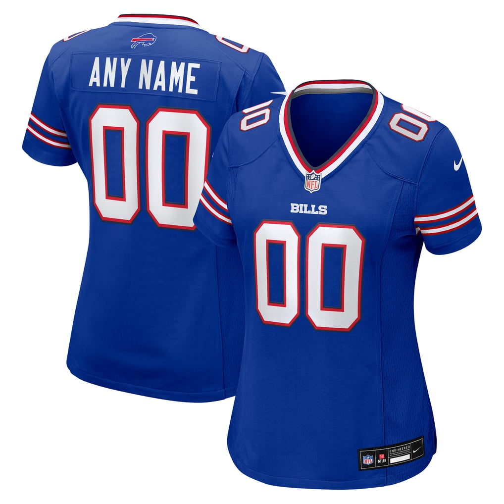 Women's Nike Royal Buffalo Bills Custom Game Jersey - Image 1