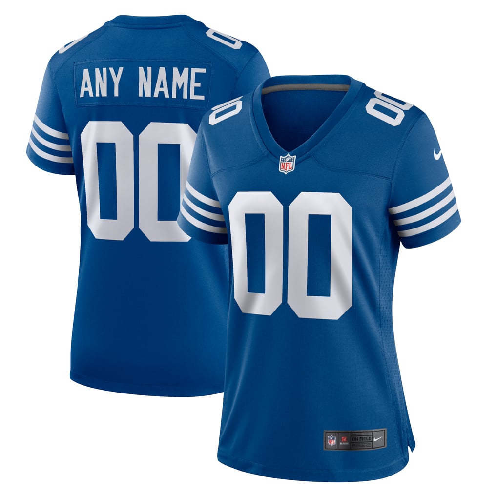 Women's Indianapolis Colts Nike Royal Alternate Custom Jersey - Image 2