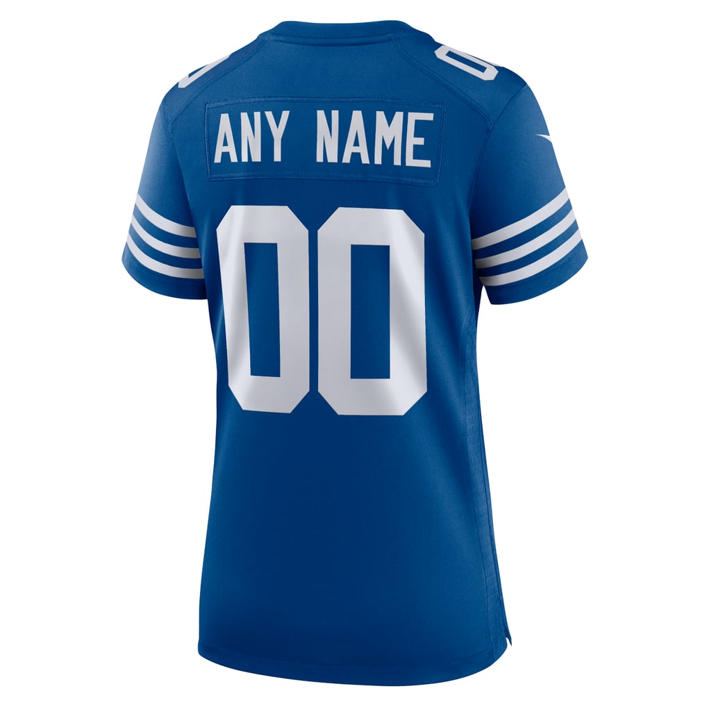 Women's Indianapolis Colts Nike Royal Alternate Custom Jersey - Image 4