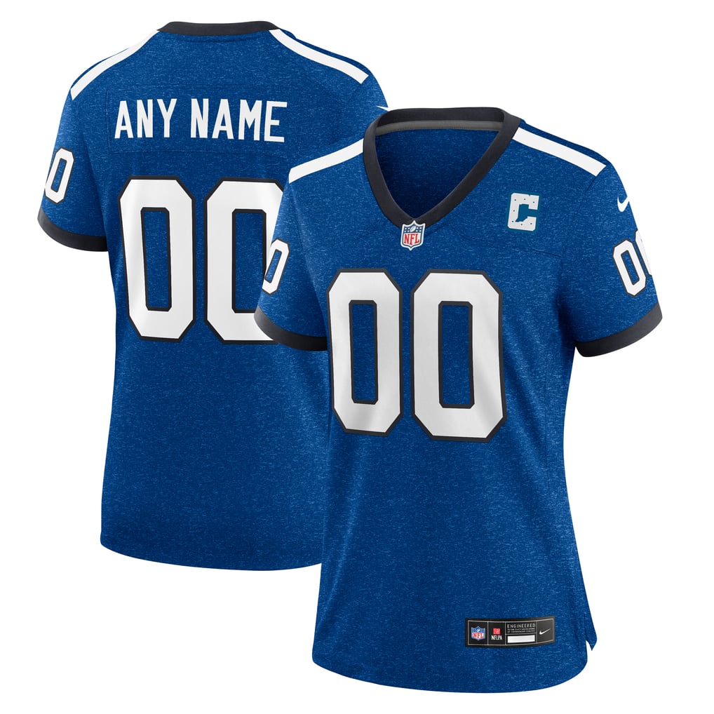 Women's Indianapolis Colts Nike Royal Indiana Nights Alternate Custom Game Jersey - Image 2