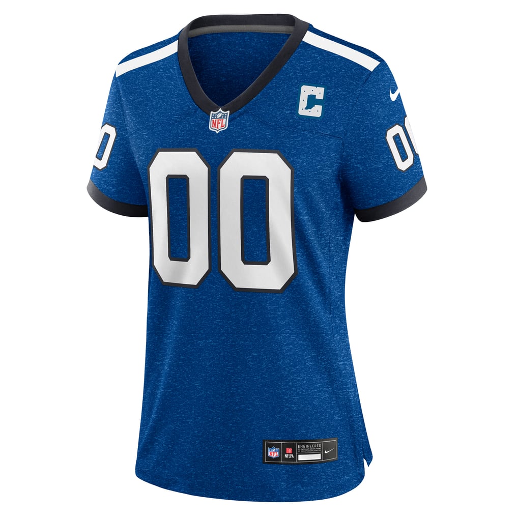 Women's Indianapolis Colts Nike Royal Indiana Nights Alternate Custom Game Jersey - Image 3