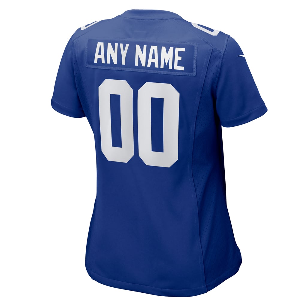 Women's Nike Royal New York Giants Custom Jersey - Image 4