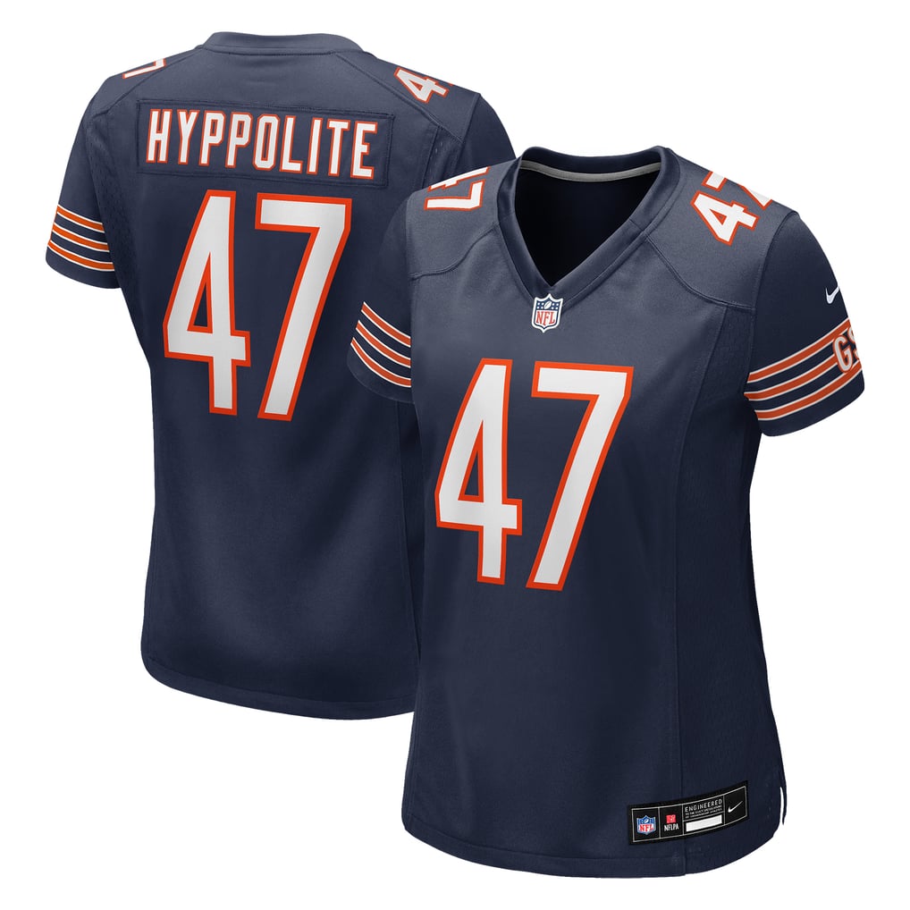 Women's Chicago Bears Ruben Hyppolite II Nike Navy Team Game Jersey - Image 2