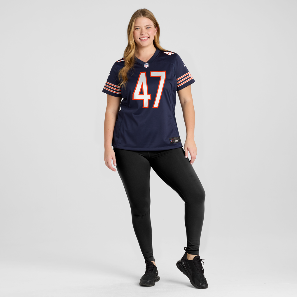 Women's Chicago Bears Ruben Hyppolite II Nike Navy Team Game Jersey - Image 5