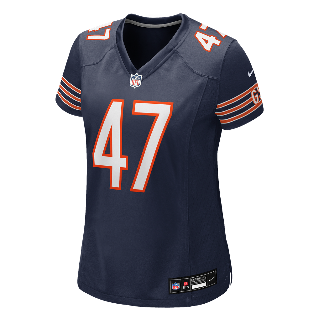 Women's Chicago Bears Ruben Hyppolite II Nike Navy Team Game Jersey - Image 7