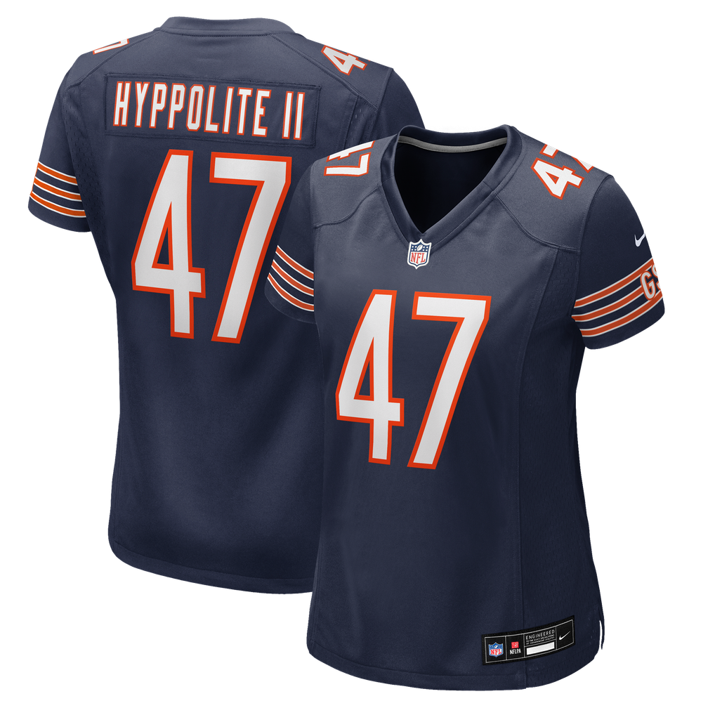 Women's Chicago Bears Ruben Hyppolite II Nike Navy Team Game Jersey - Image 1
