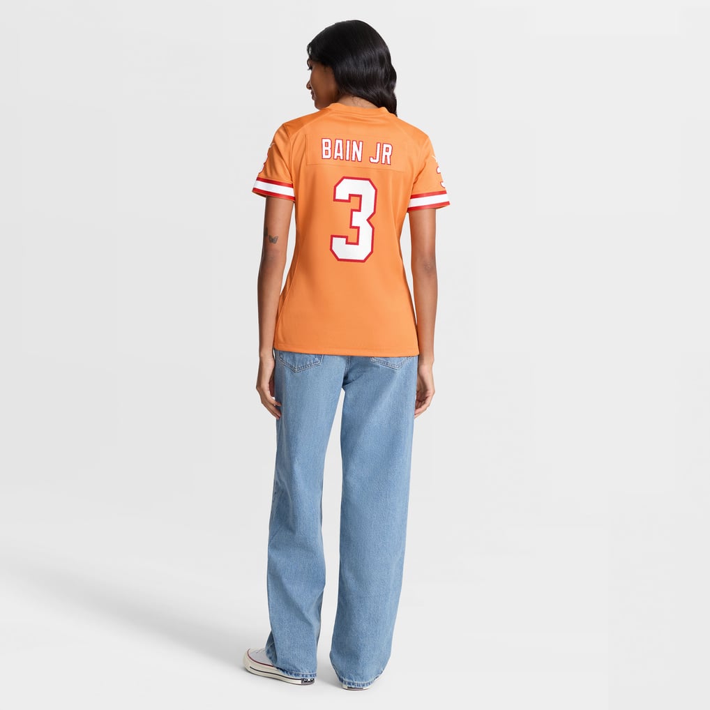 Women's Tampa Bay Buccaneers Rueben Bain Jr. Nike Creamsicle Alternate Game Jersey - Image 4