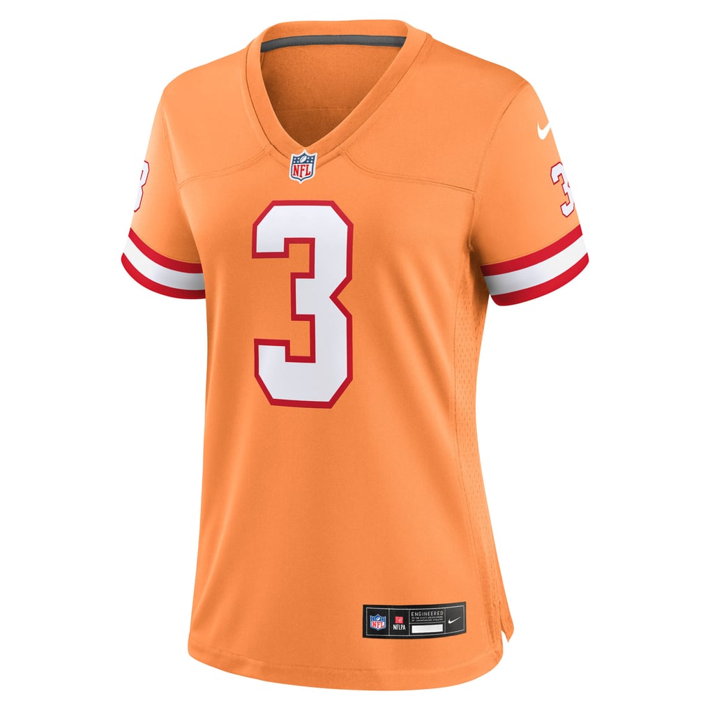 Women's Tampa Bay Buccaneers Rueben Bain Jr. Nike Creamsicle Alternate Game Jersey - Image 7