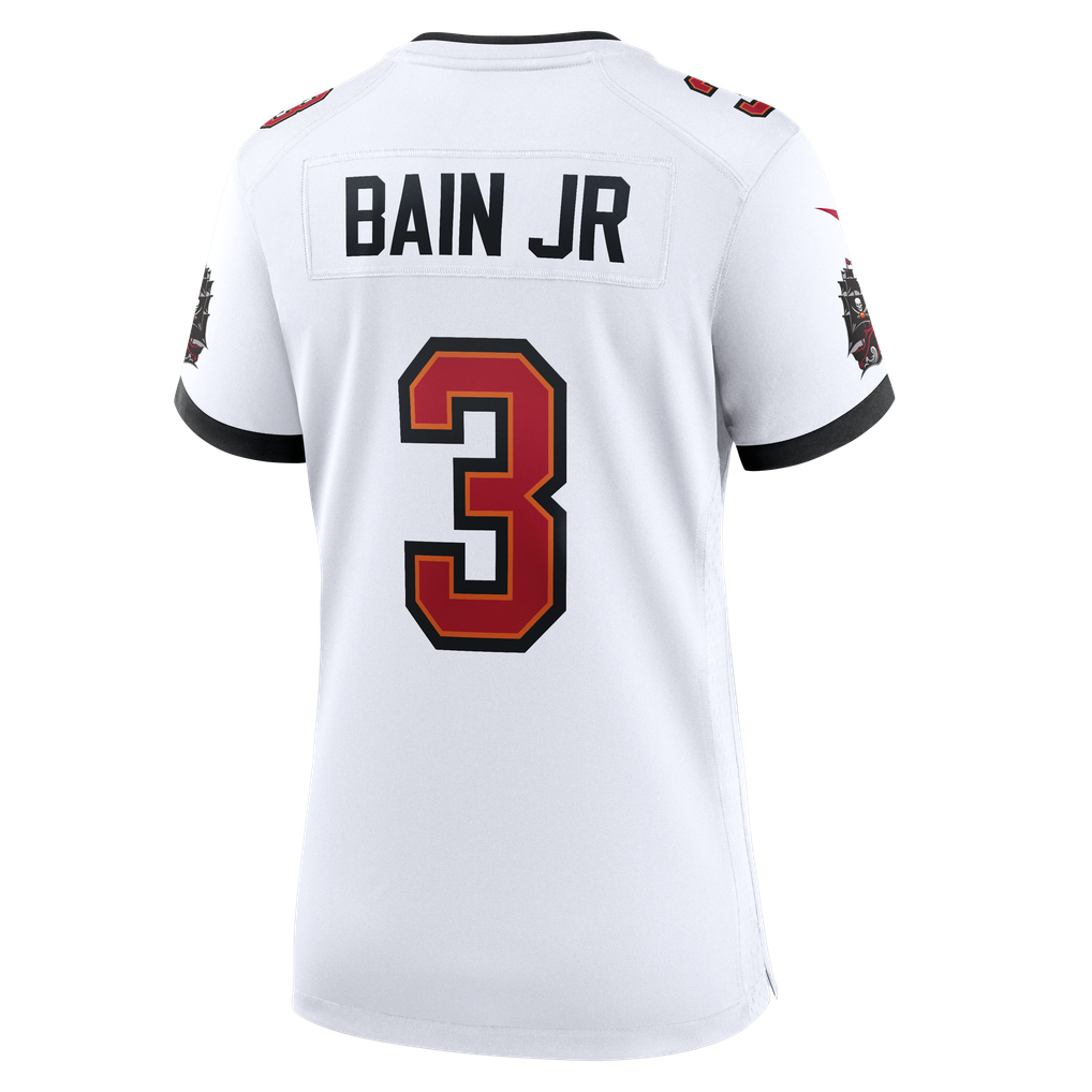 Women's Tampa Bay Buccaneers Rueben Bain Jr. Nike White Game Jersey - Image 4