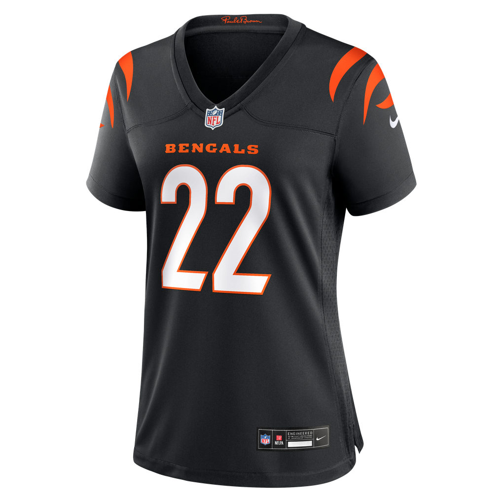 Women's Cincinnati Bengals Russ Yeast Nike Black Team Game Jersey - Image 7