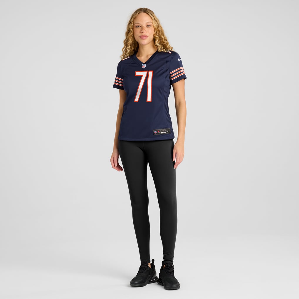 Women's Chicago Bears Ryan Bates Nike Navy Game Jersey - Image 5