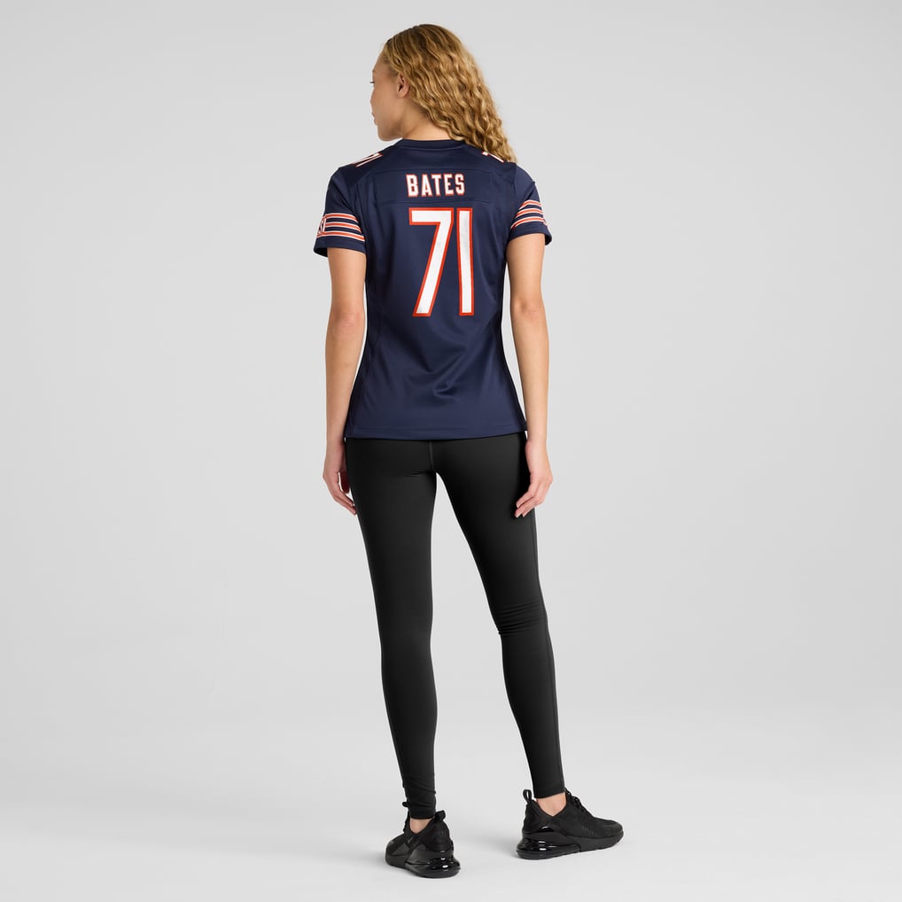 Women's Chicago Bears Ryan Bates Nike Navy Game Jersey - Image 6