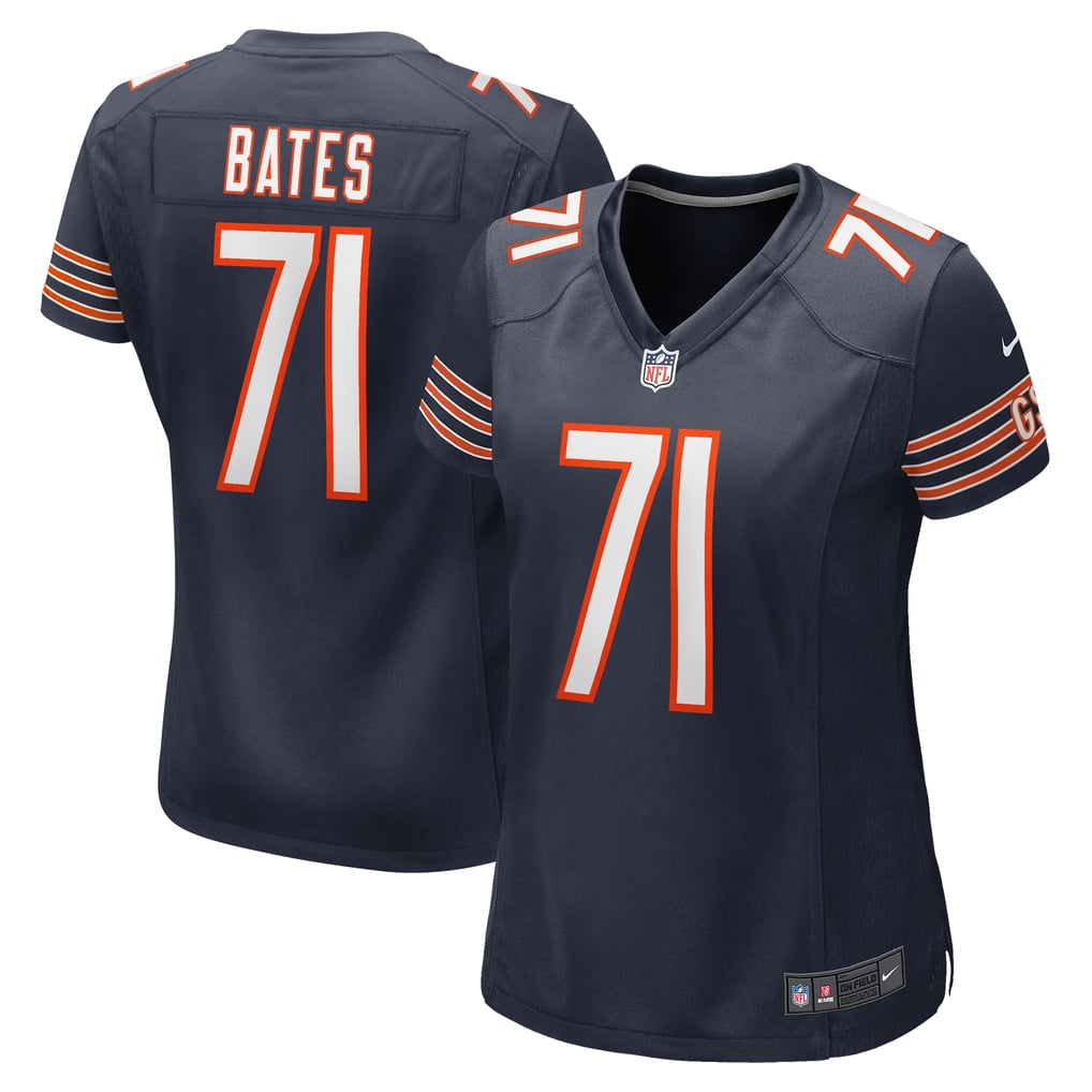 Women's Chicago Bears Ryan Bates Nike Navy Game Jersey - Image 1
