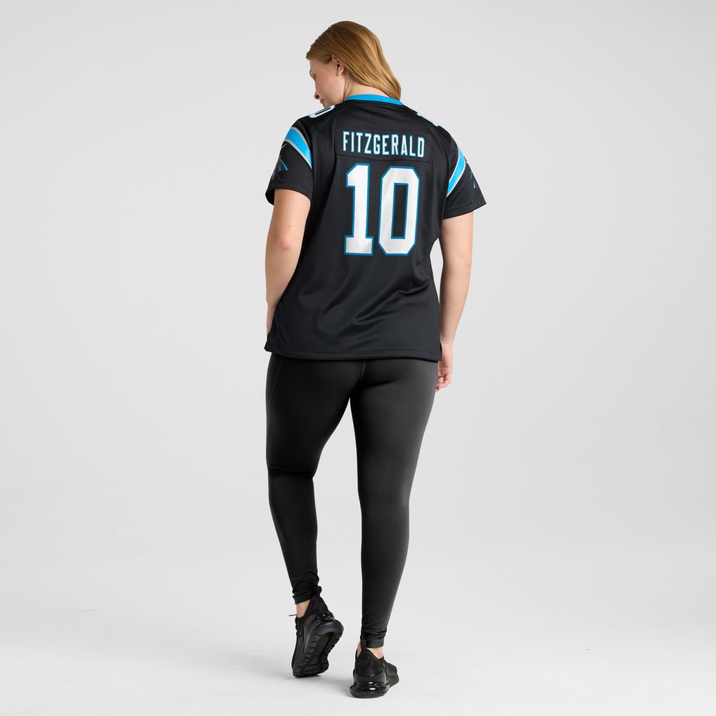 Women's Carolina Panthers Ryan Fitzgerald Nike Black Team Game Jersey - Image 8