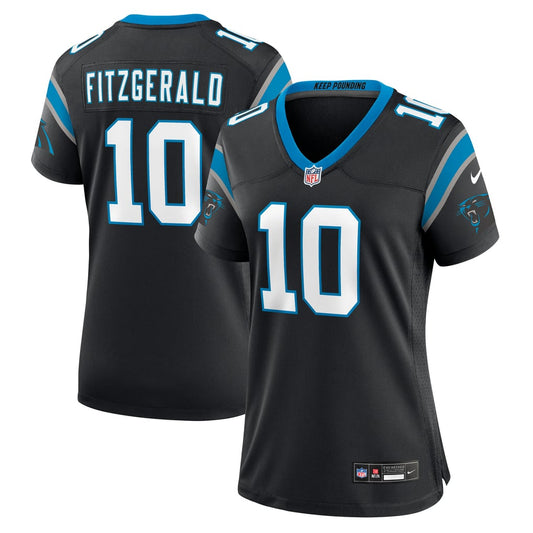 Women's Carolina Panthers Ryan Fitzgerald Nike Black Team Game Jersey - Image 1