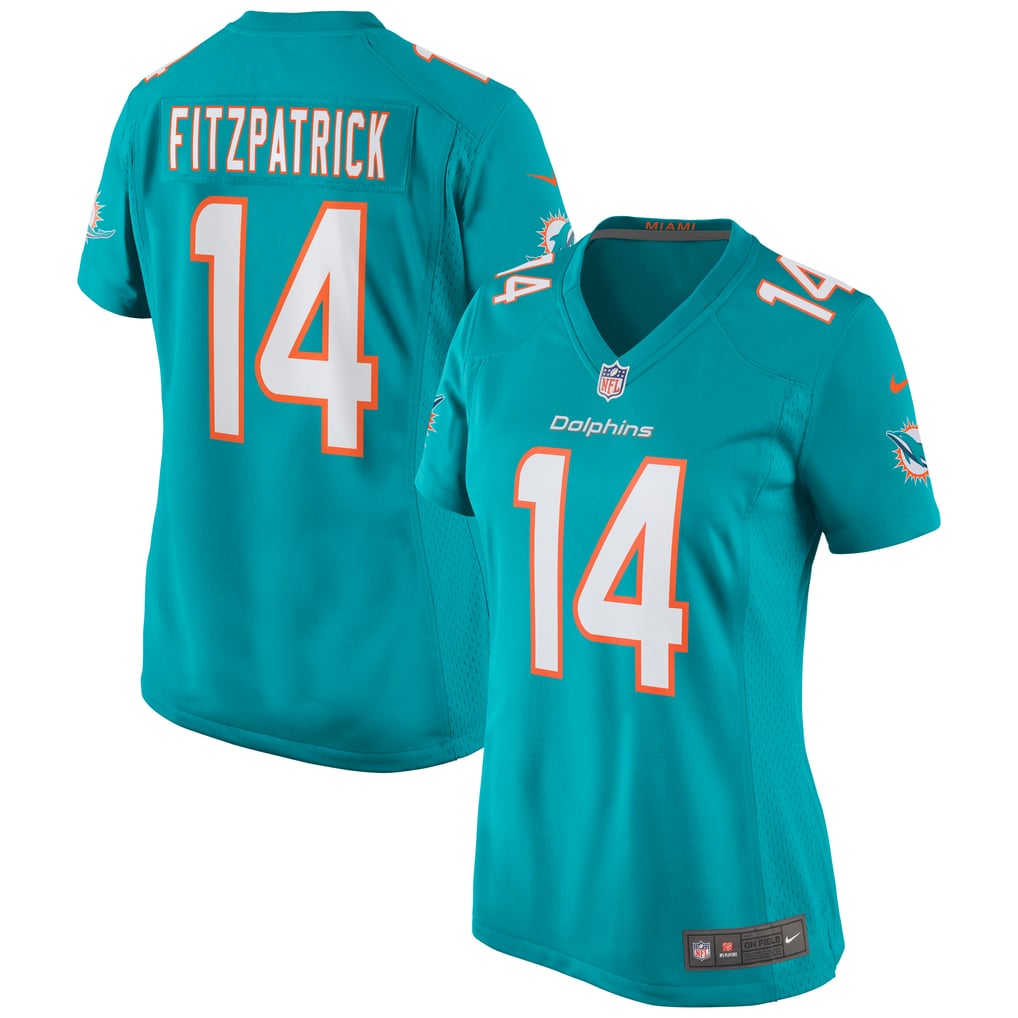 Women's Miami Dolphins Ryan Fitzpatrick Nike Aqua Game Jersey - Image 1