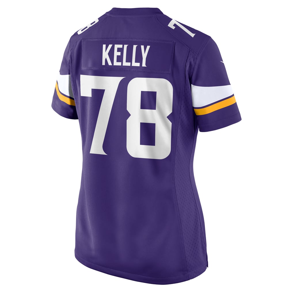 Women's Minnesota Vikings Ryan Kelly Nike  Purple Team Game Jersey - Image 4