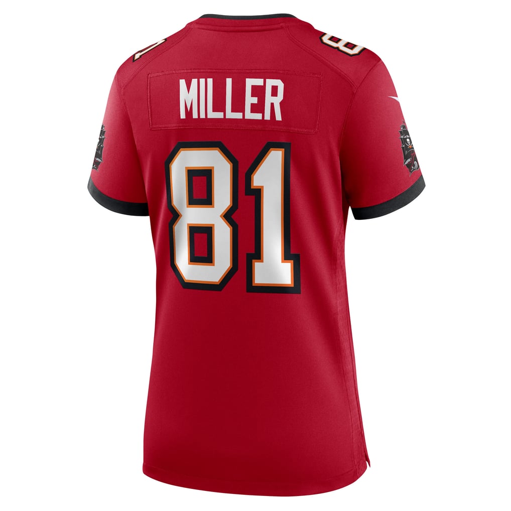 Women's Tampa Bay Buccaneers Ryan Miller Nike  Red Team Game Jersey - Image 4