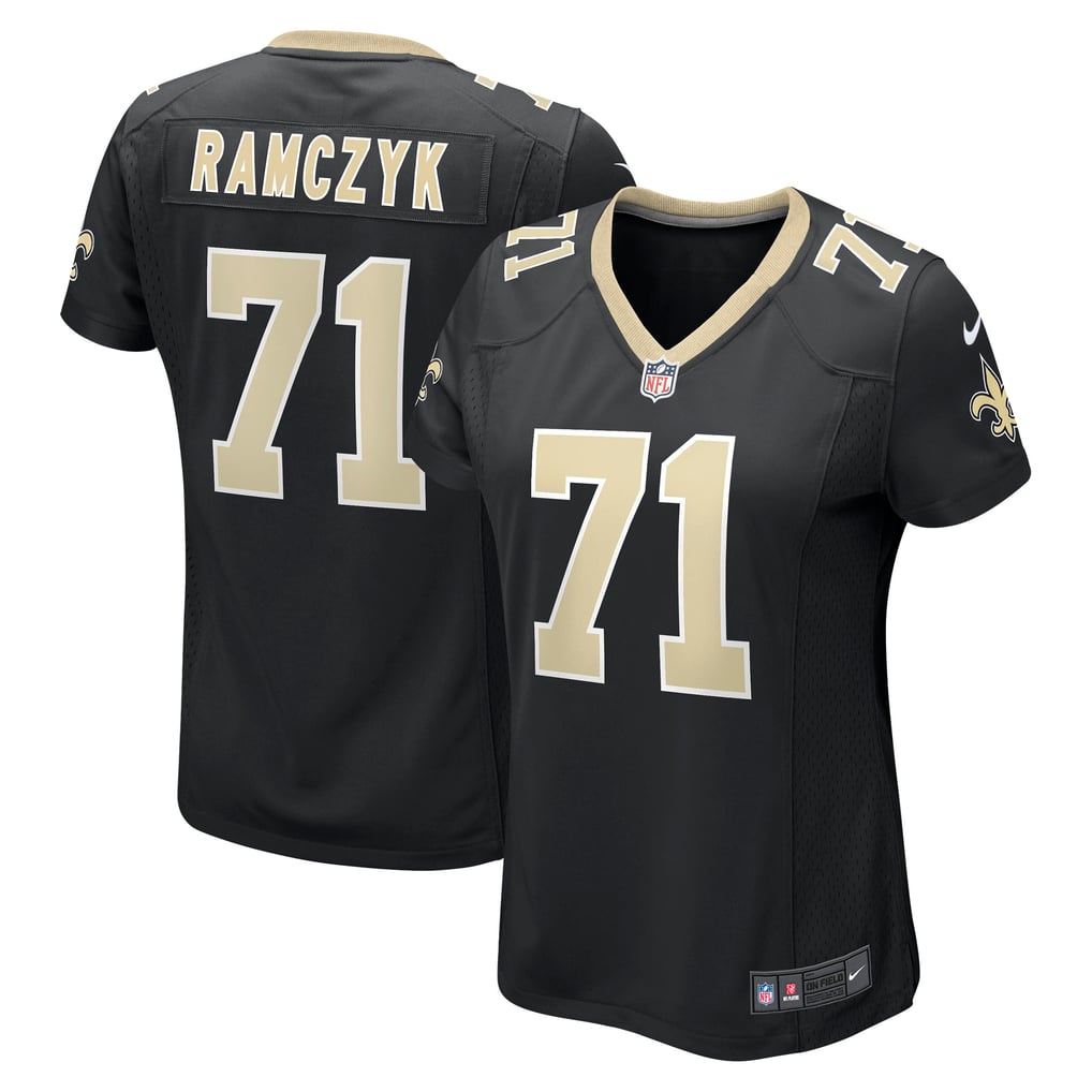 Women's New Orleans Saints Ryan Ramczyk Nike Black Game Jersey - Image 2