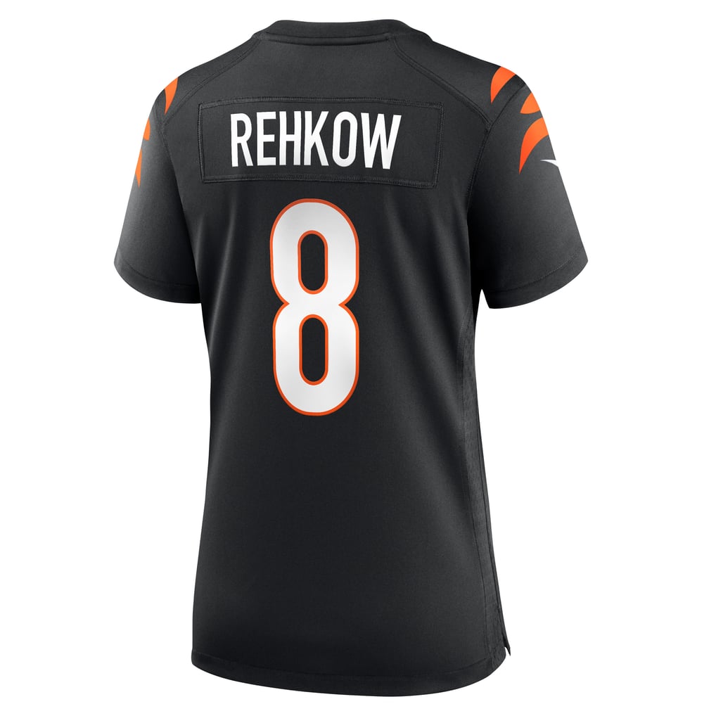 Women's Cincinnati Bengals Ryan Rehkow Nike Black Game Jersey - Image 4
