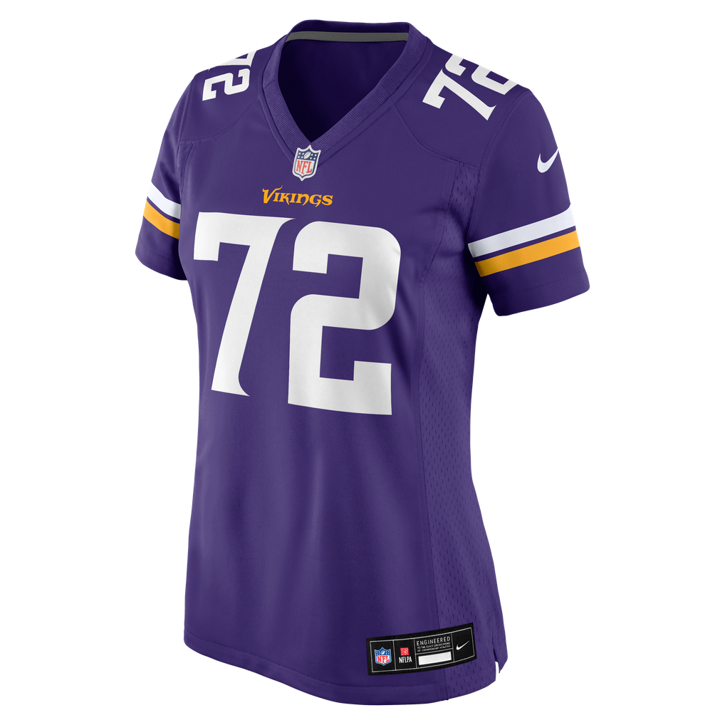 Women's Minnesota Vikings Ryan Van Demark Nike  Purple Team Game Jersey - Image 3