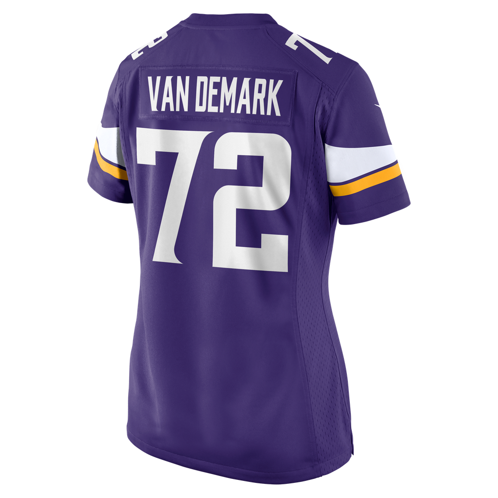 Women's Minnesota Vikings Ryan Van Demark Nike  Purple Team Game Jersey - Image 4